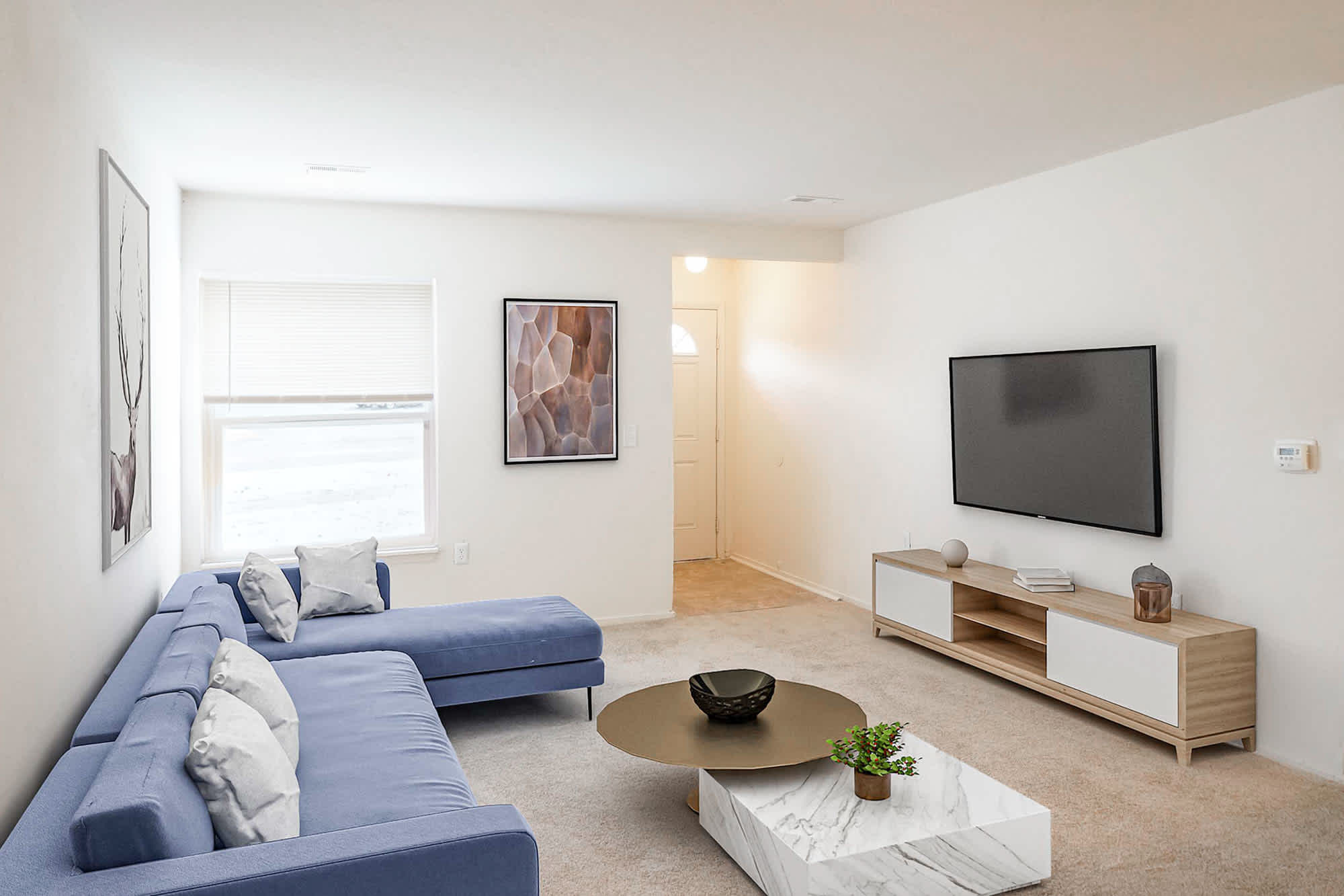 The Belleville - 3 Bed 2 Bath - Living Room