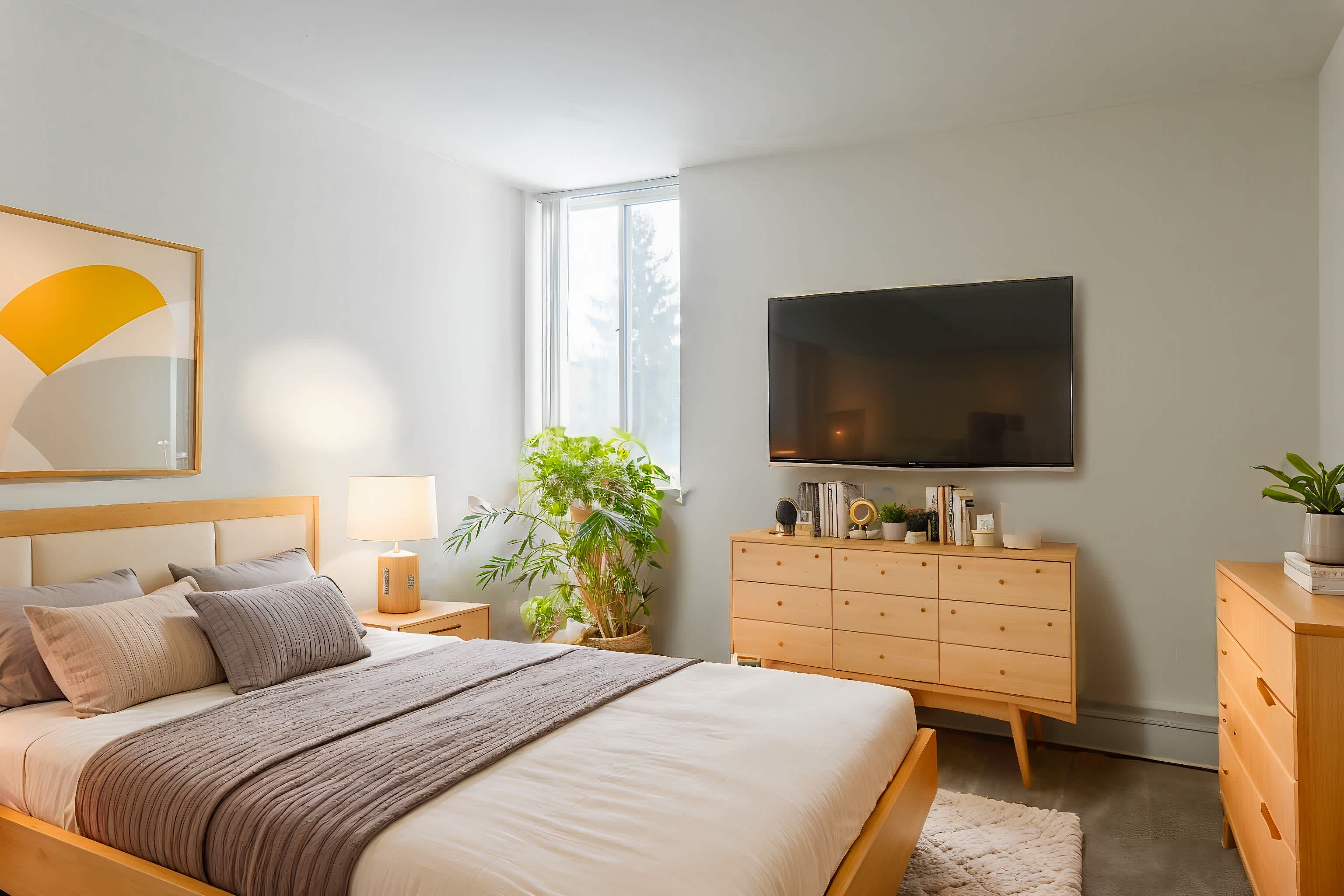 The Geddes - 1 Bed 1 Bath - Bedroom