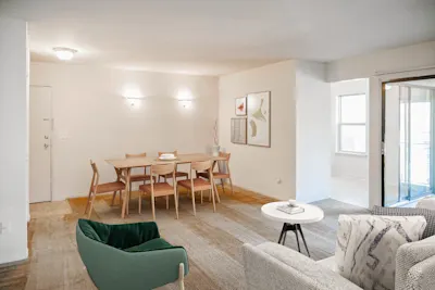 The Willow - 2 Bed 1 Bath - Living and Dining Area
