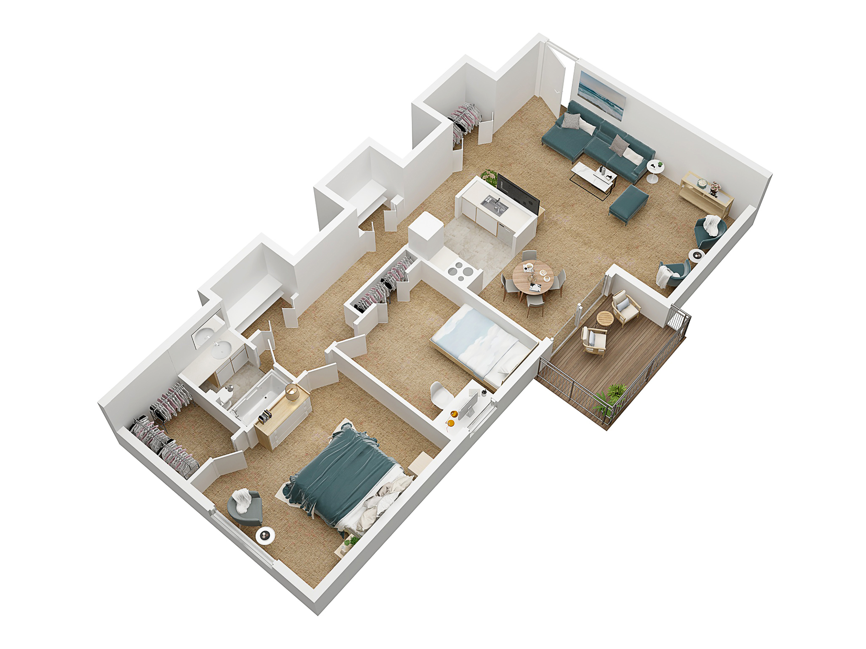 Floorplans for Hillcrest Manor apartments in Ann Arbor, Michigan 1