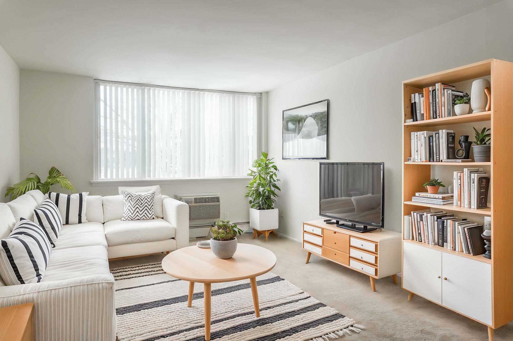 The Geddes - 1 Bed 1 Bath - Living Room