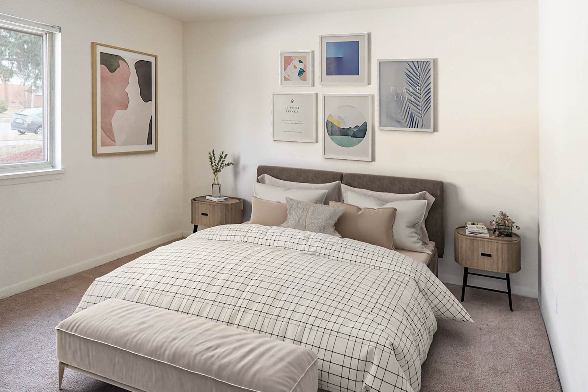 The Van Gogh - 1 Bed 1 Bath - Bedroom