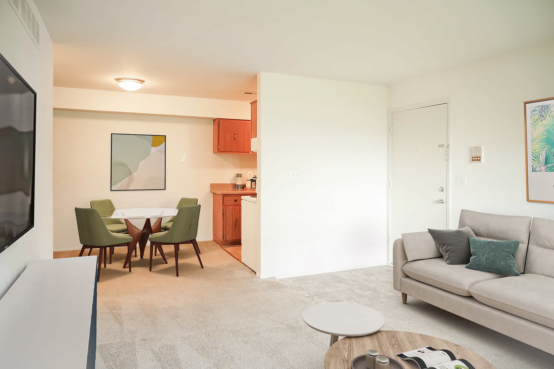 Bay City - 1 Bed 1 Bath - Dining Room