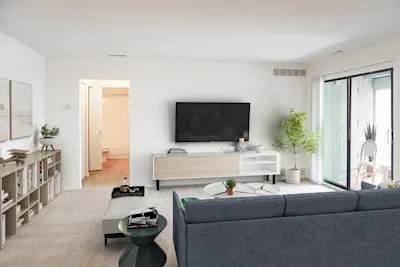 The Brantley - 1 Bed 1 Bath - Living Room