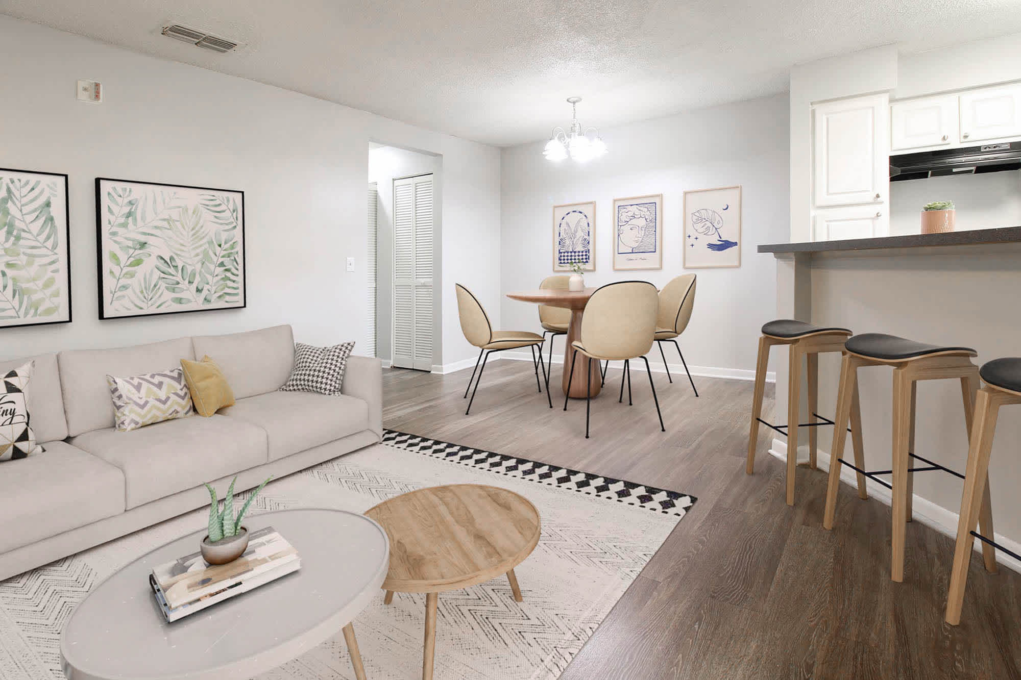 The Ashford - 1 Bed 1 Bath - Dining Room