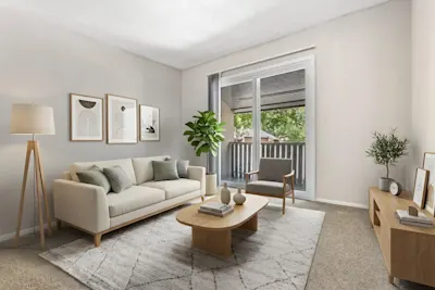 Earhart - 2 Bed 1.5 Bath - Living Room