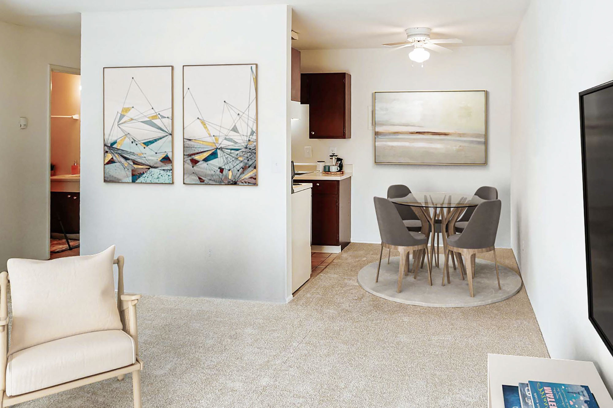 The Allen - 1 Bed 1 Bath - Dining Room