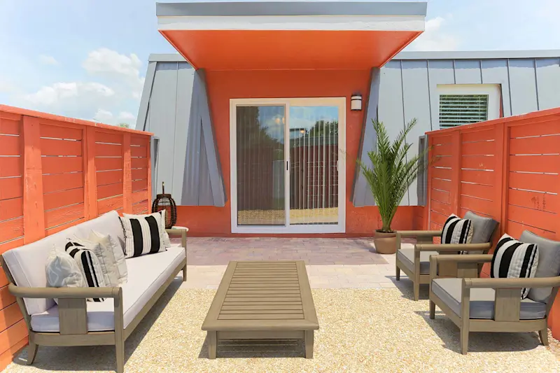Private Patios Available