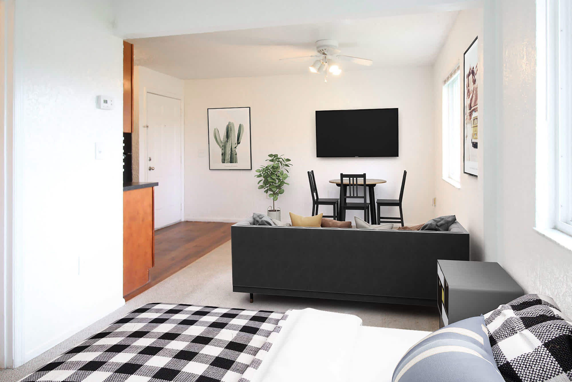 Gatlin - Studio - Living and Dining Area