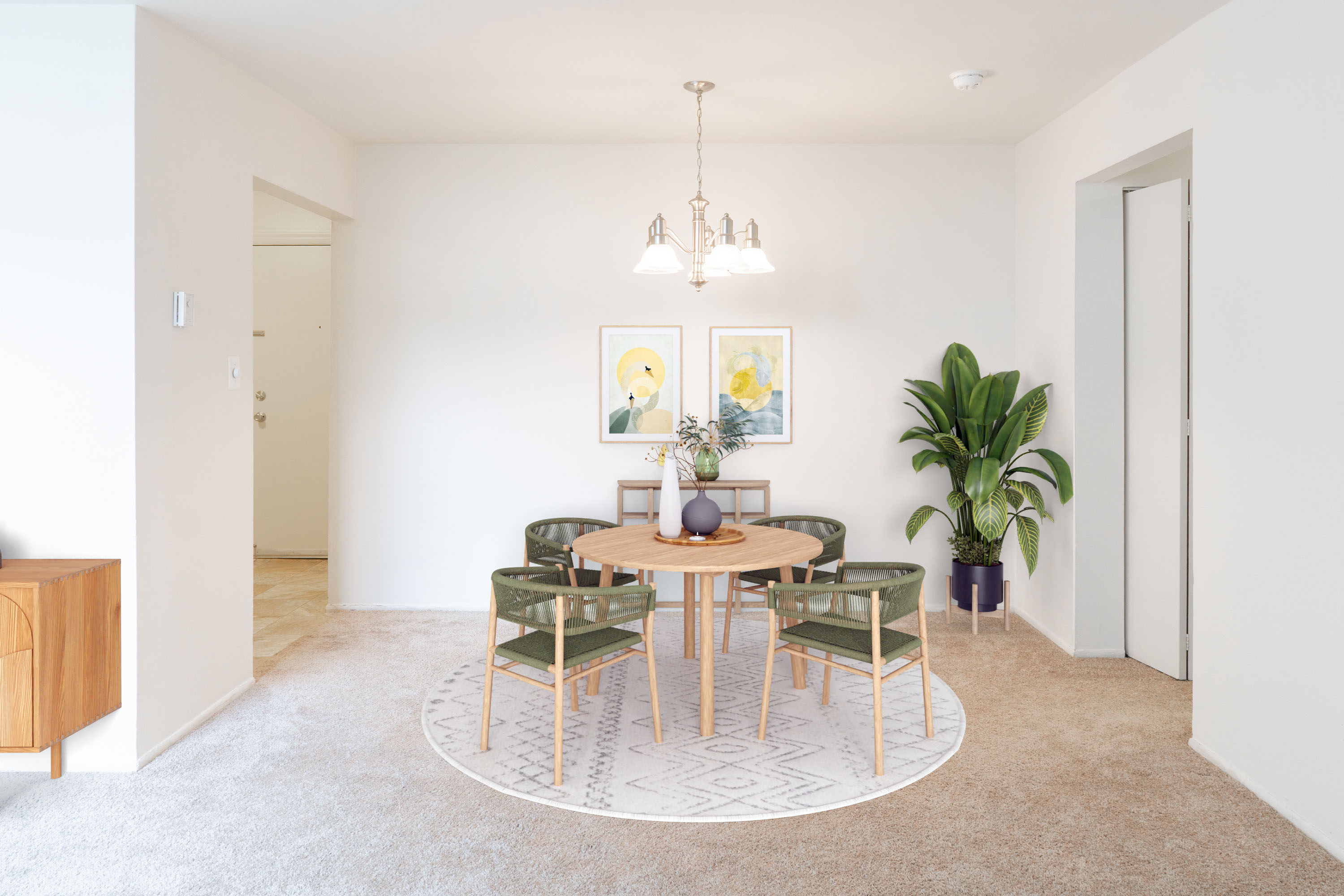 The Plymouth - 1 Bed 1 Bath - Dining Room