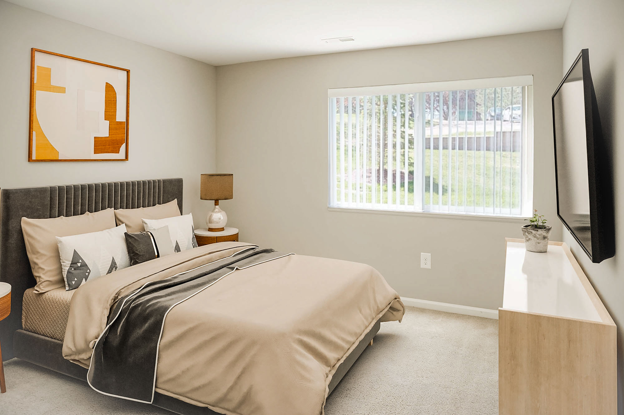 The Poplar - 2 Bed 2 Bath - Bedroom