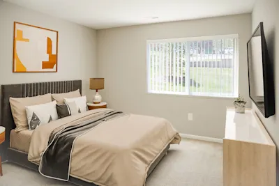 The Poplar - 2 Bed 2 Bath - Bedroom