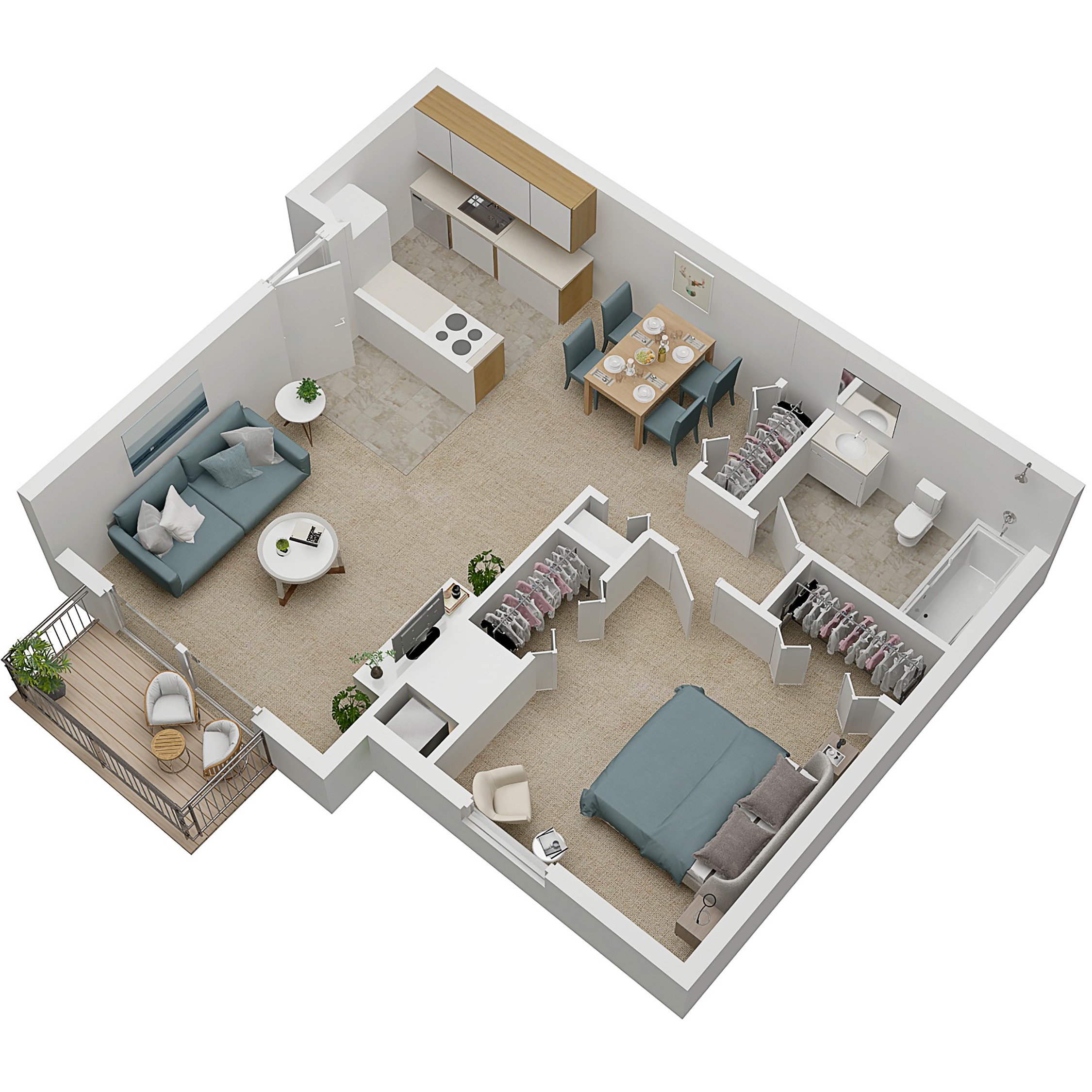 Floorplans for Aspen Chase apartments in Ypsilanti, Michigan 1 2