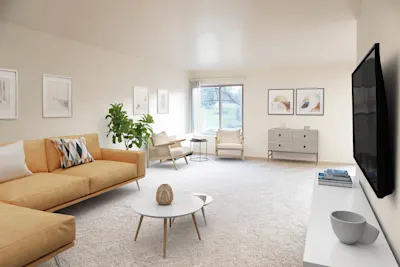 The Erie - 2 Bed 1.5 Bath - Living Room