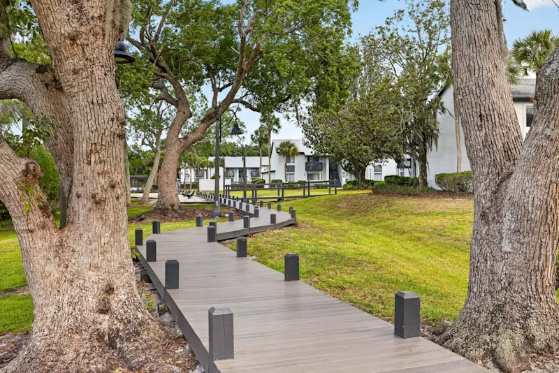Private Beach Boardwalk