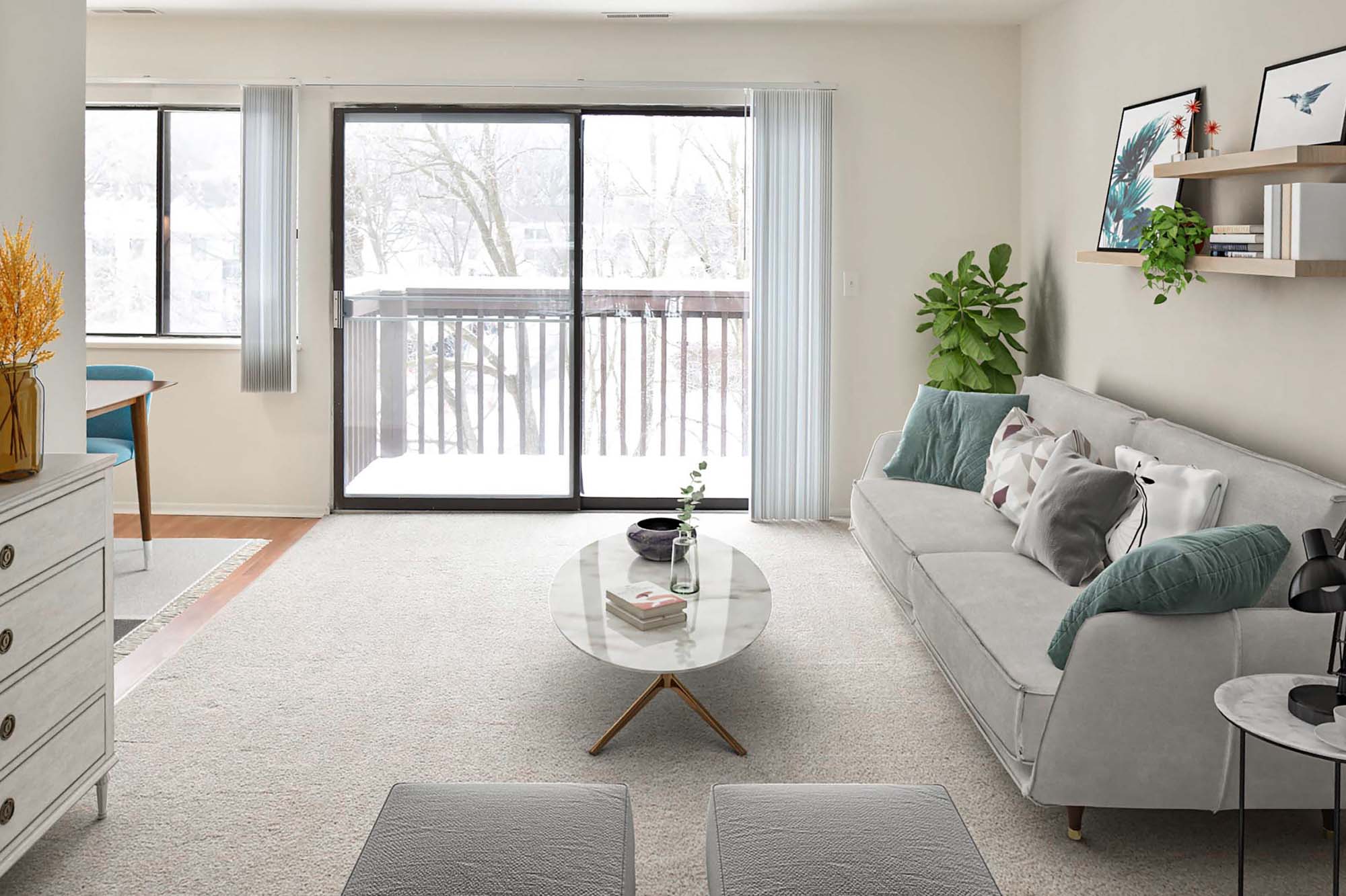 Kipling - 1 Bed 1 Bath - Living Room