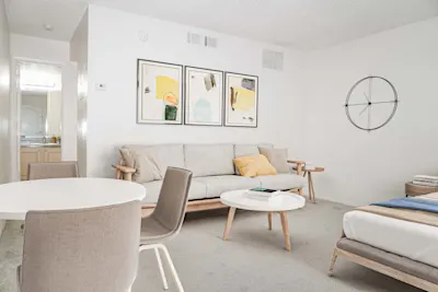 Estereo Bay - Studio Living, Dining and Bedroom Area
