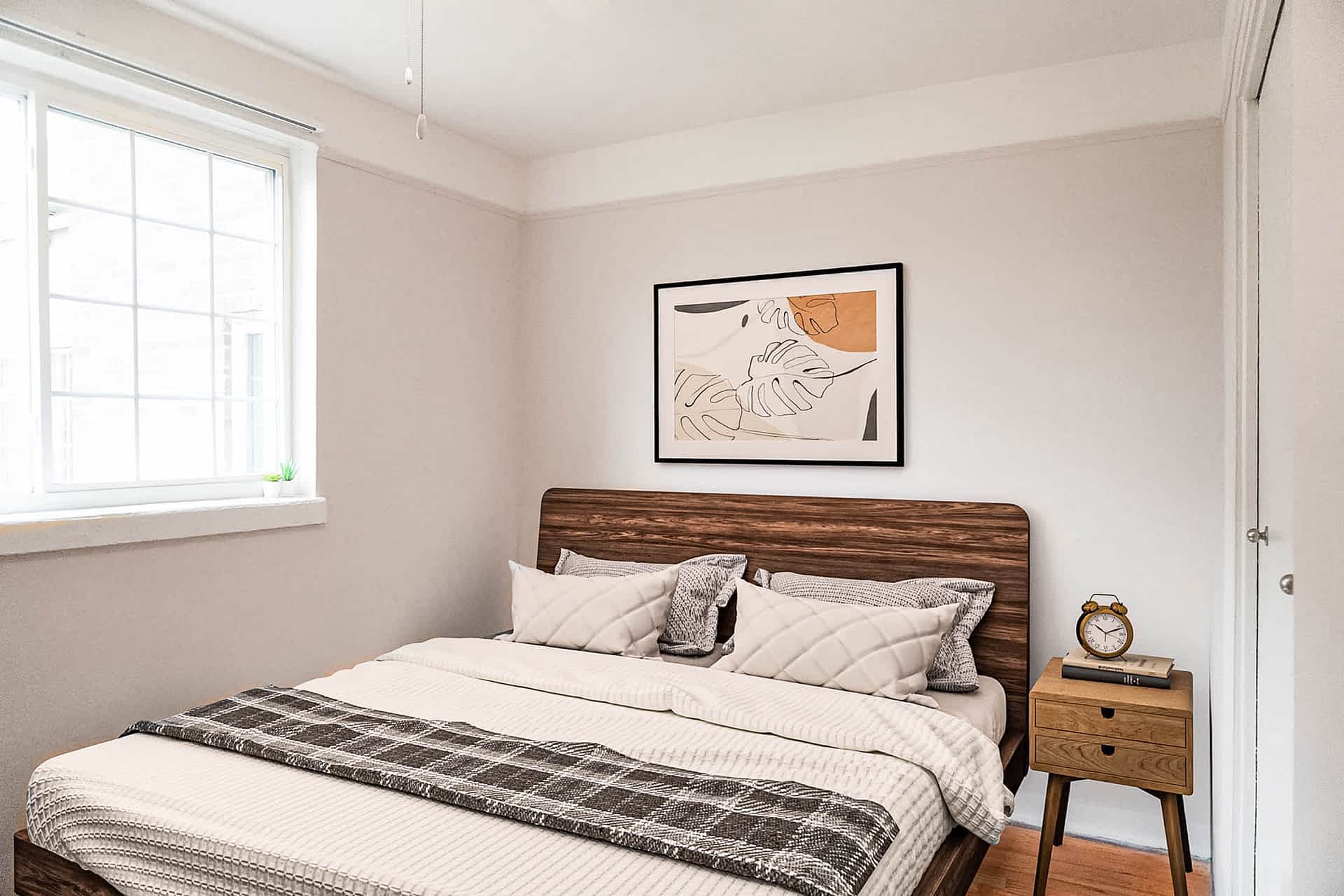 The Fletcher - 1 Bed 1 Bath - Bedroom