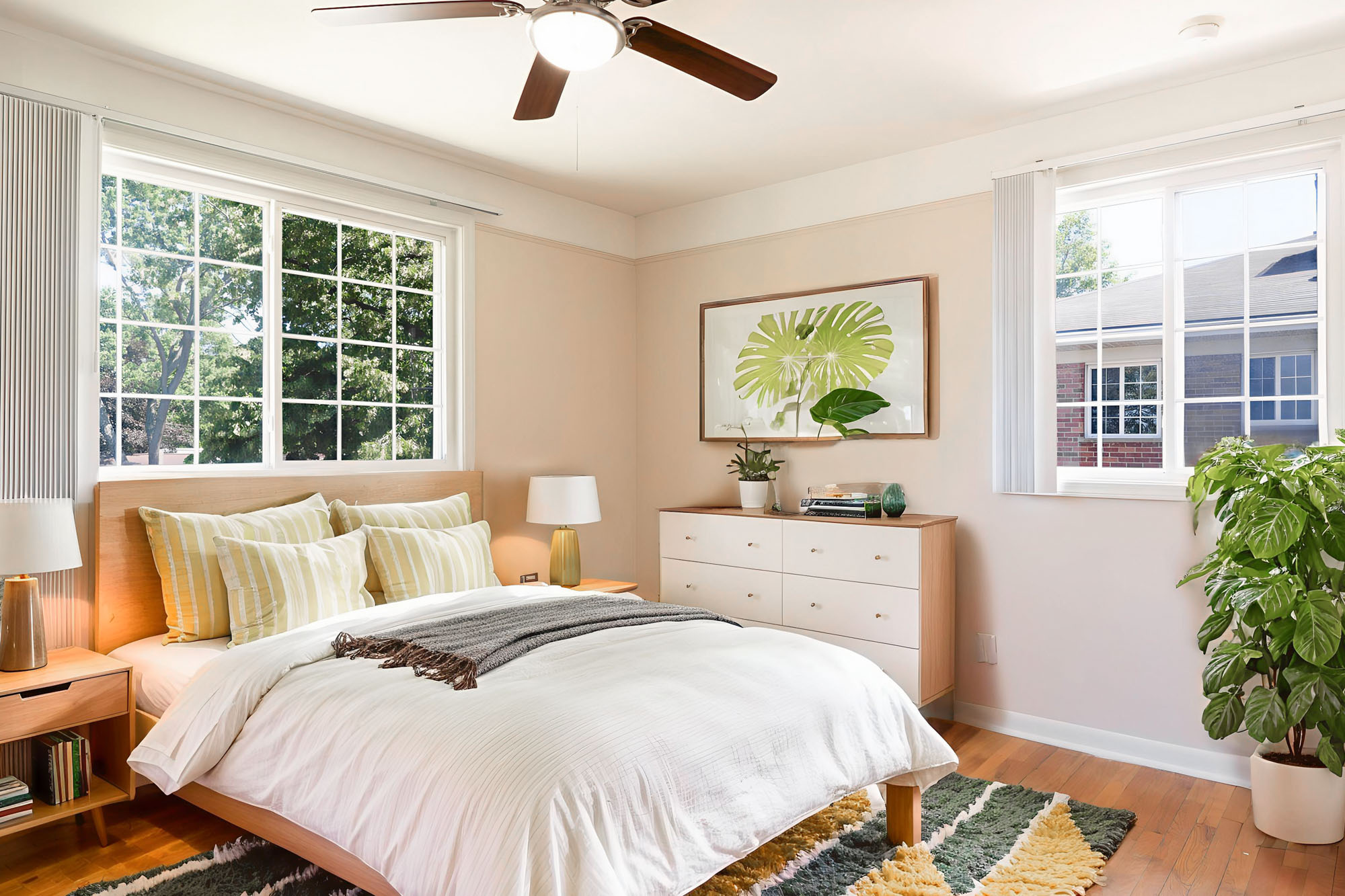 The Adam - 2 Bed 1 Bath - Bedroom