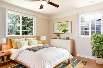 The Adam - 2 Bed 1 Bath - Bedroom