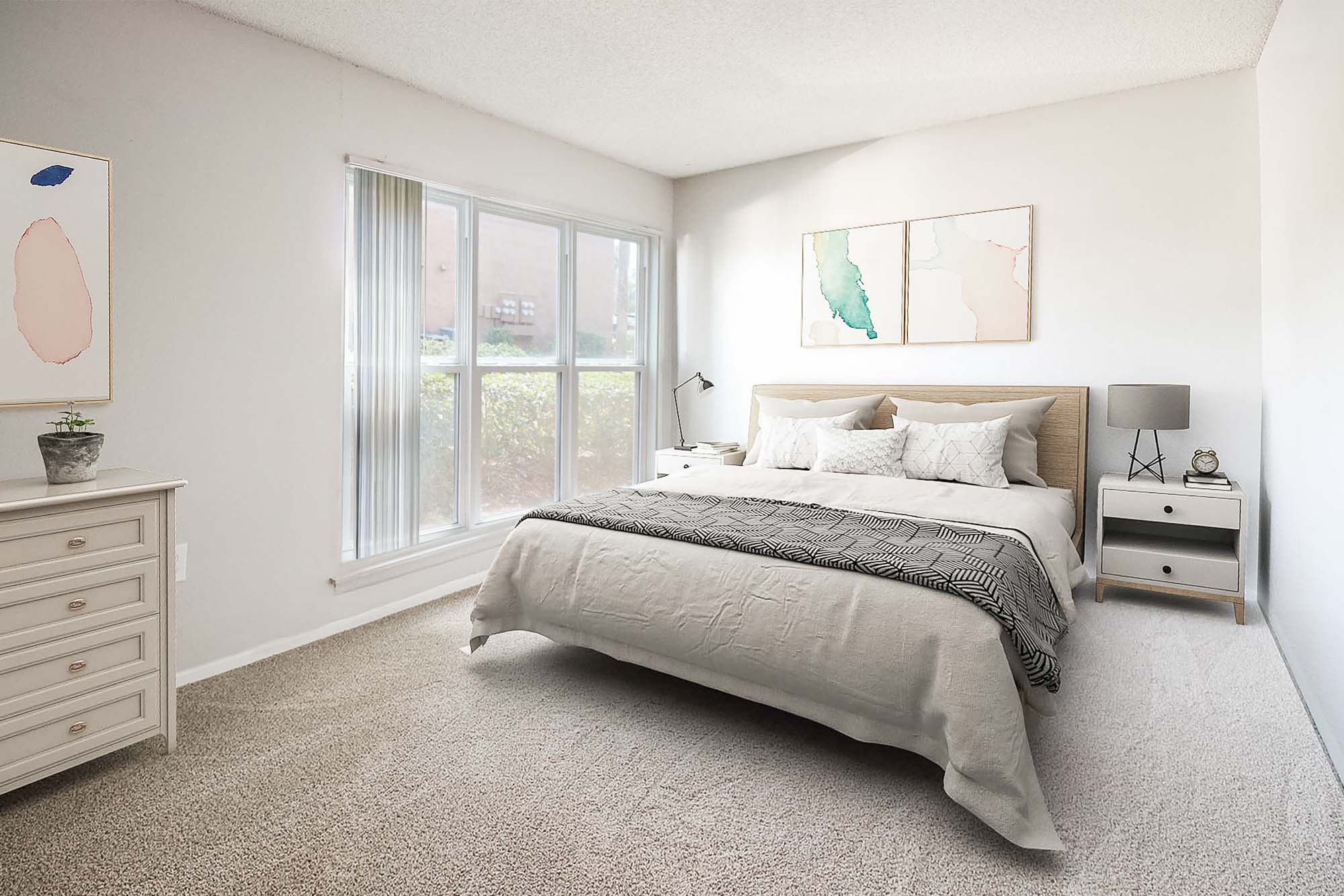 Mills - 1 Bed 1 Bath - Bedroom