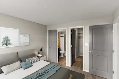 Thorton - 1 Bed 1 Bath - Primary Bedroom