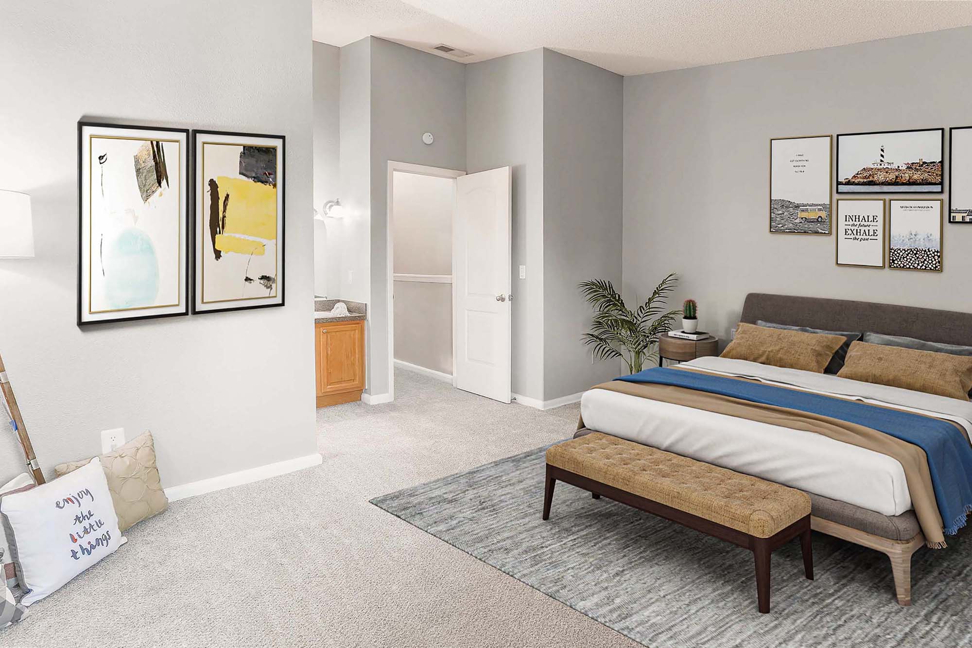 Viola - 2 Bed 2.5 Bath - Primary Bedroom