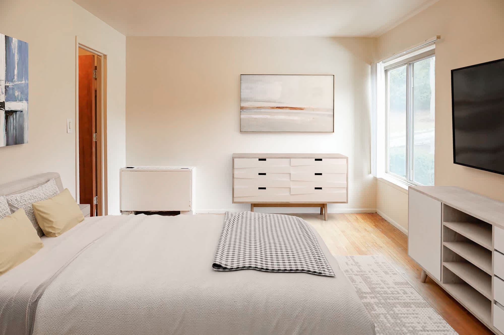The Cheboygan - 2 Bed 1 Bath - Master Bedroom