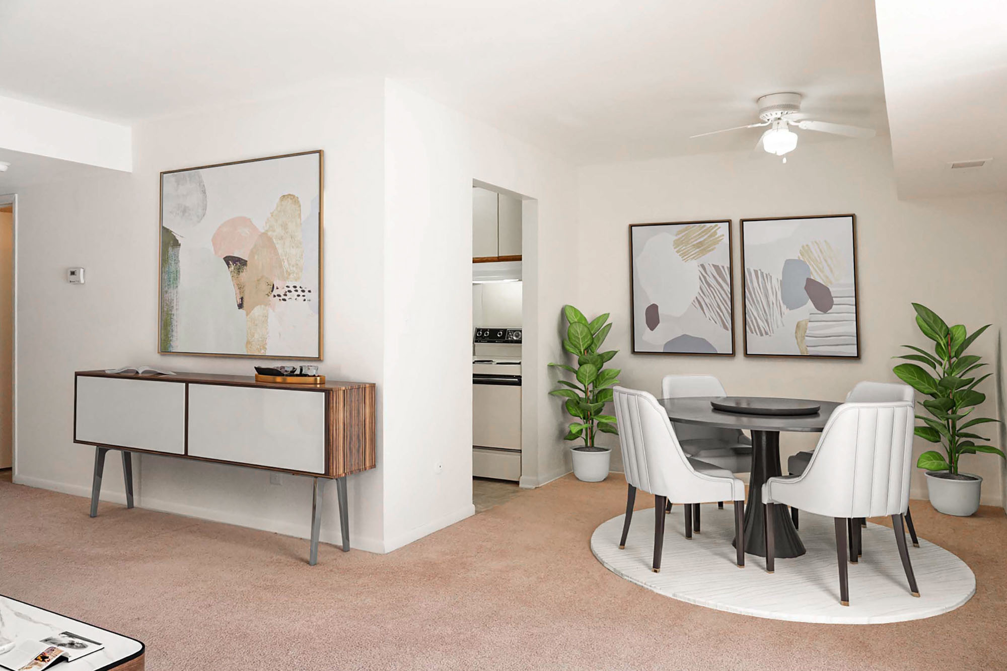 The Van Gogh - 1 Bed 1 Bath - Dining Room