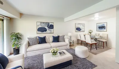 The Au Gres - 1 Bed 1 Bath - Living Room