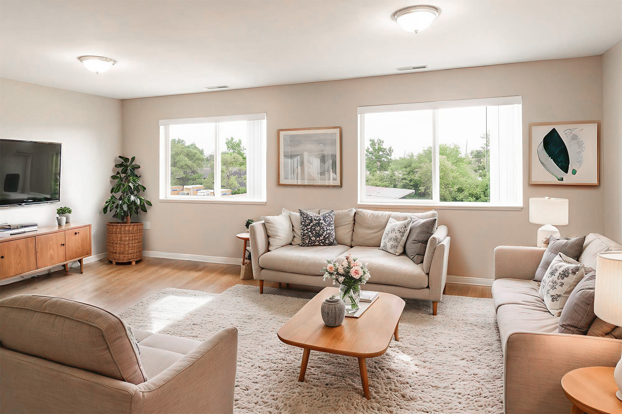 Madison - 3 Bed 2.5 Bath - Living Room