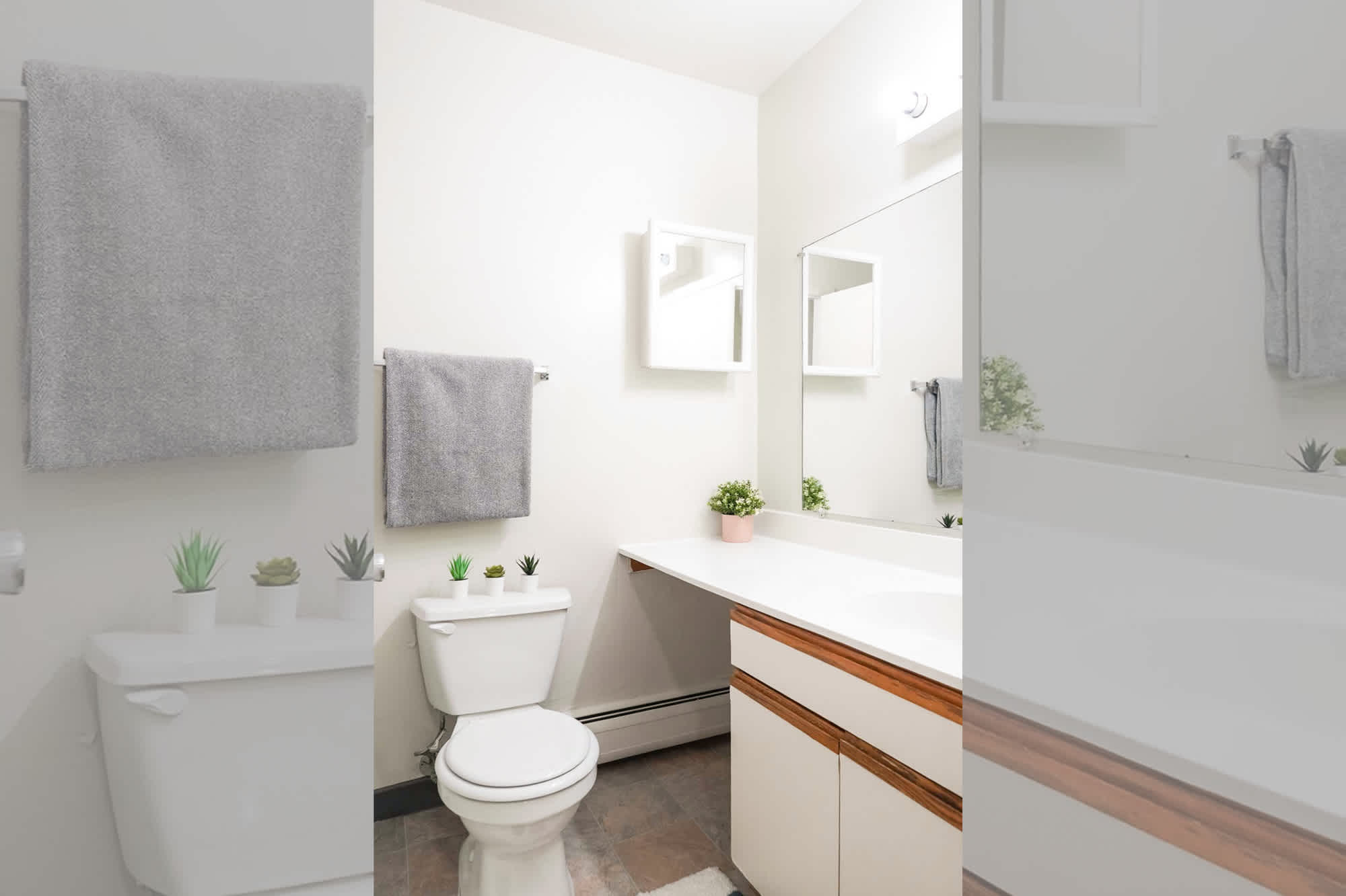 The Springs - 2 Bed 1 Bath - Bathroom (Euro Cabinets)