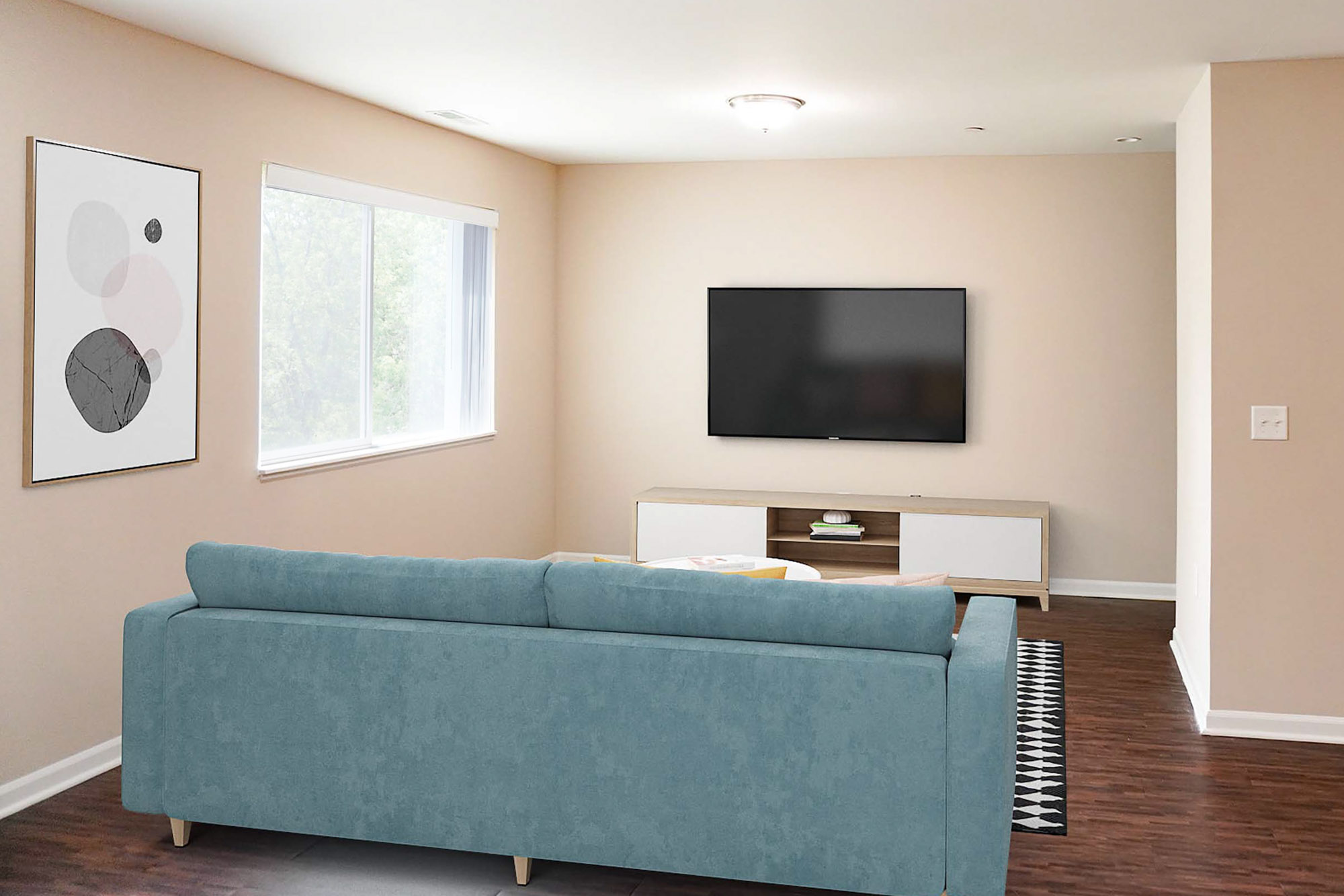 Plymouth - 3 Bed 2.5 Bath - Living Room