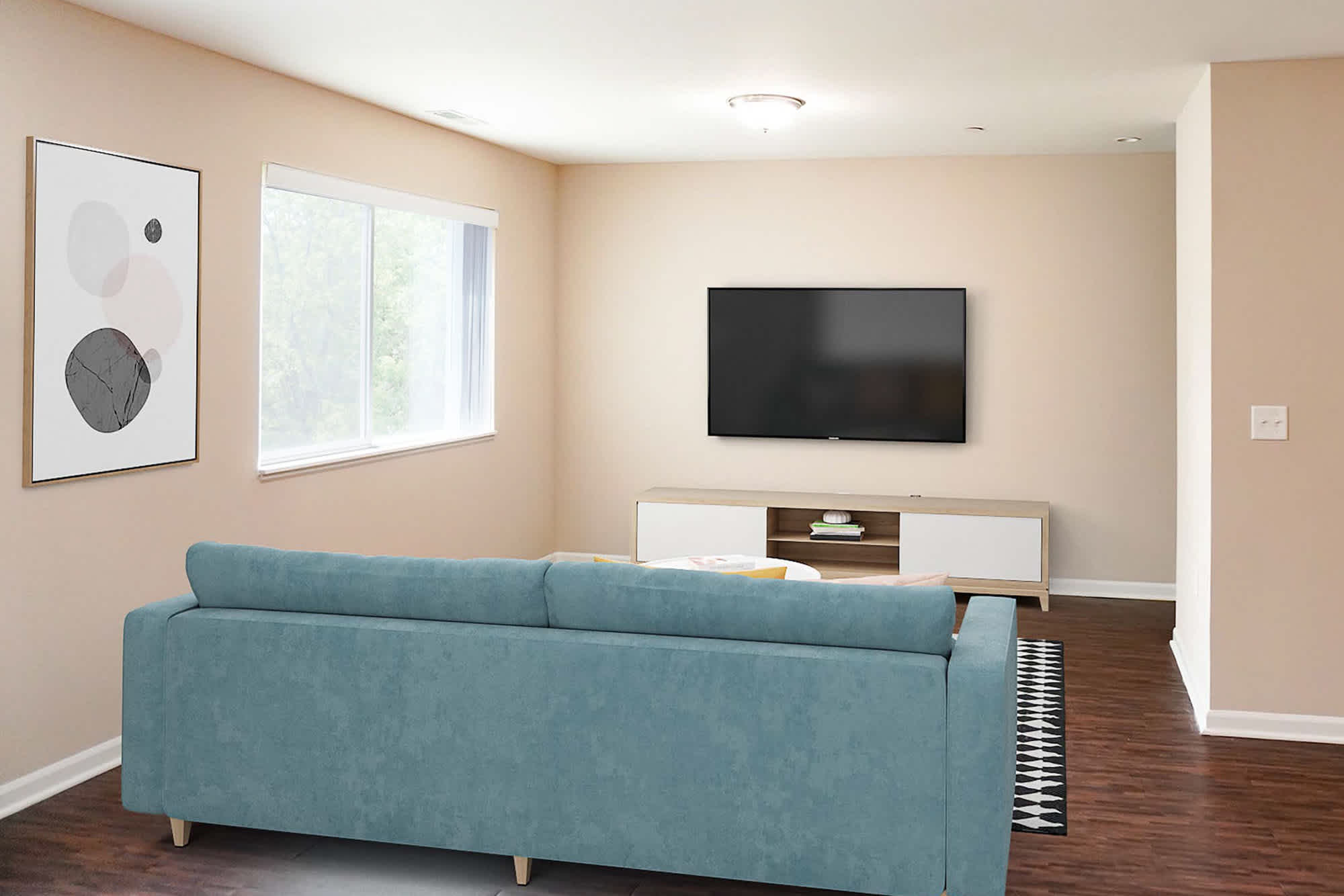 Plymouth - 3 Bed 2.5 Bath - Living Room