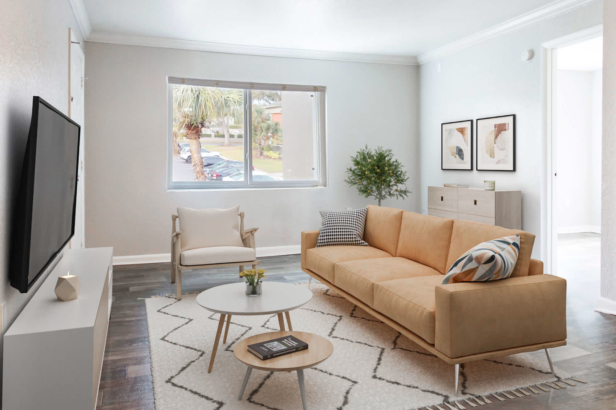 Rainbow - 1 Bed 1 Bath - Living Room