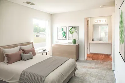 The Willow - 2 Bed 1 Bath - Bedroom