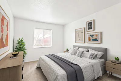 Barber - 1 Bed 1 Bath - Bedroom