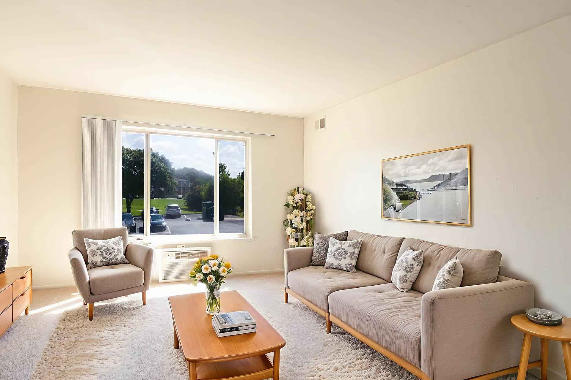 Clague - 2 Bed 1.5 Bath - Living Room