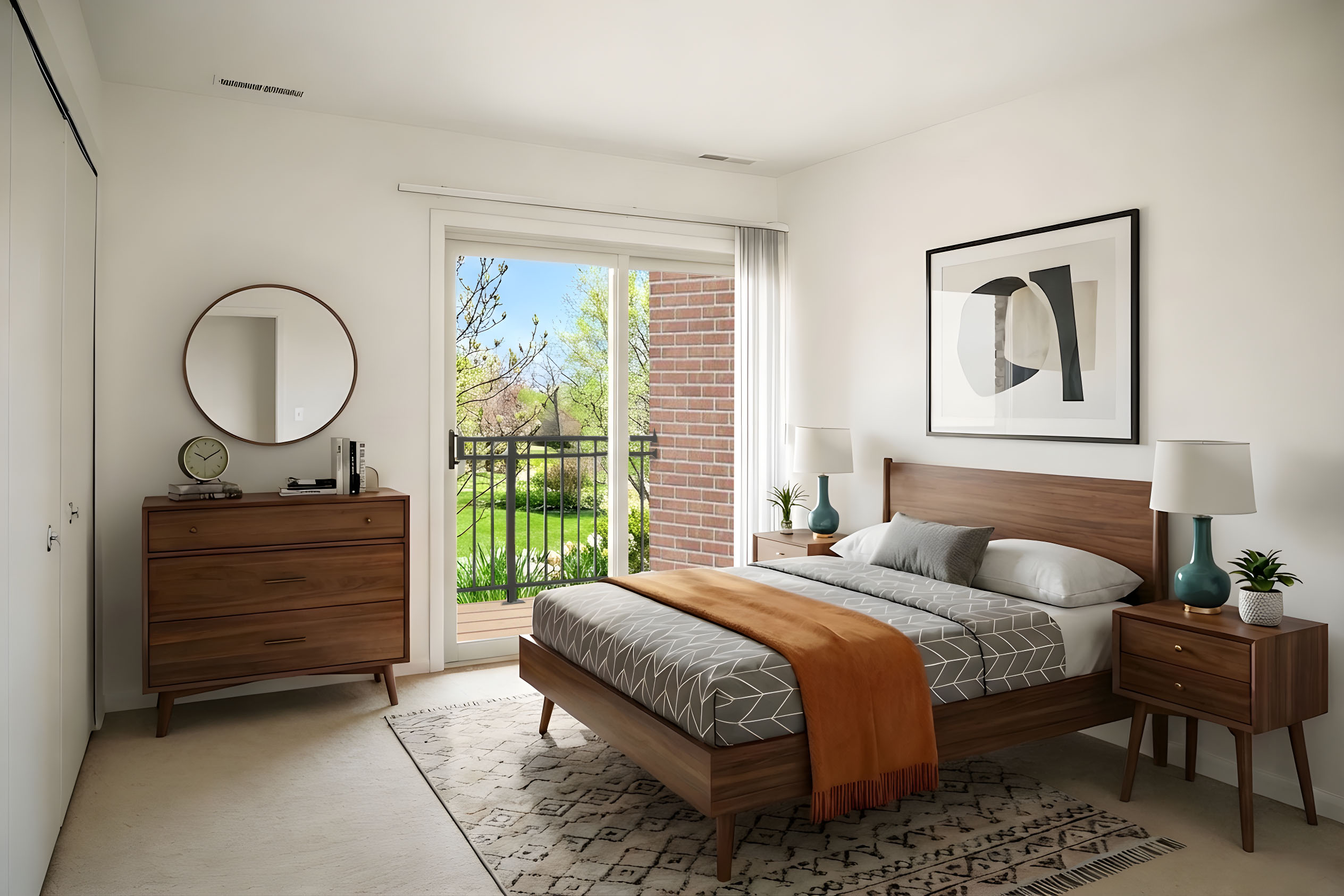 The George - 2 Bed 2 Bath - Primary Bedroom