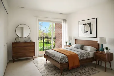 The George - 2 Bed 2 Bath - Primary Bedroom