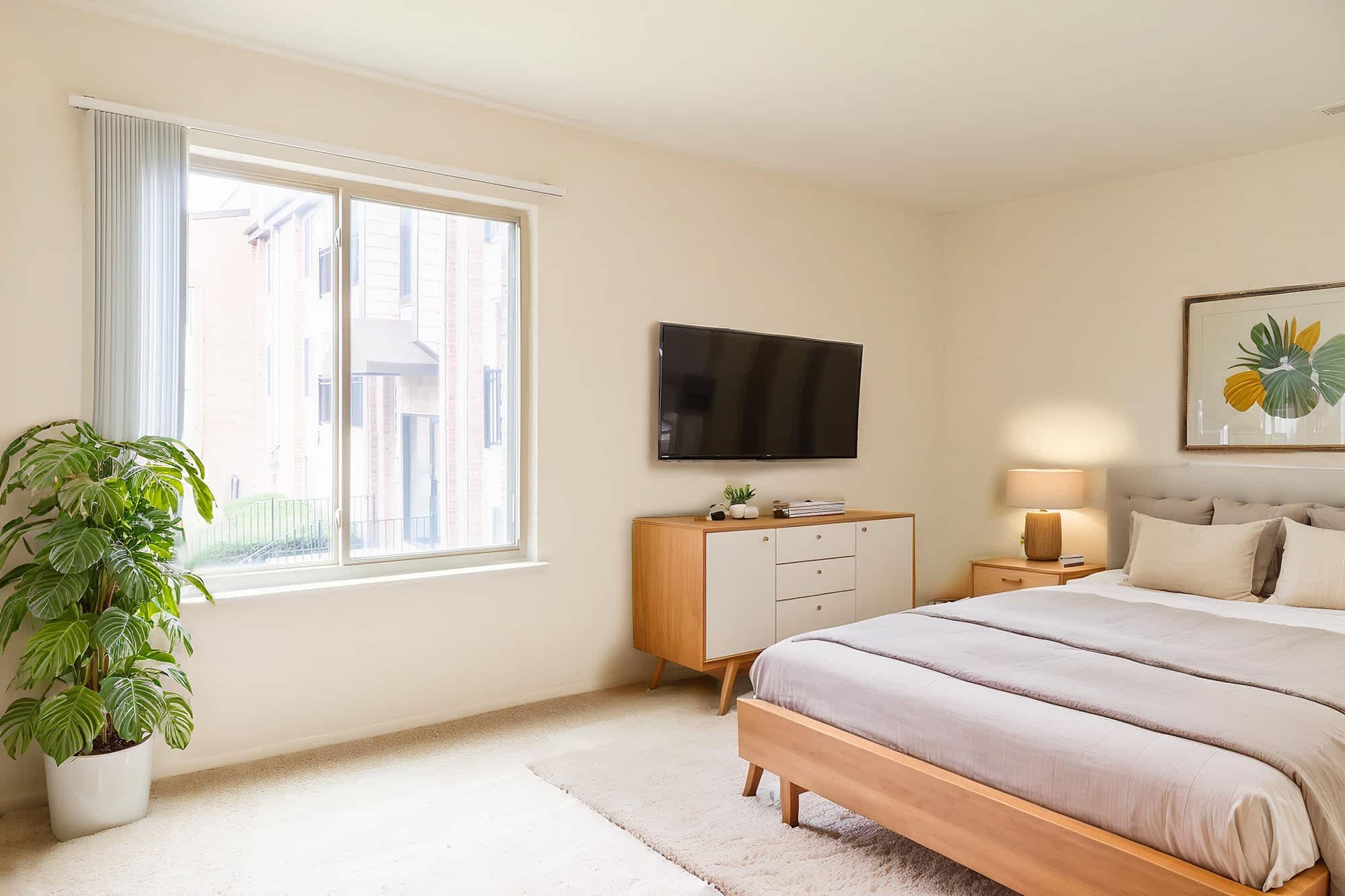 Bay City - 2 Bed 1 Bath - Primary Bedroom