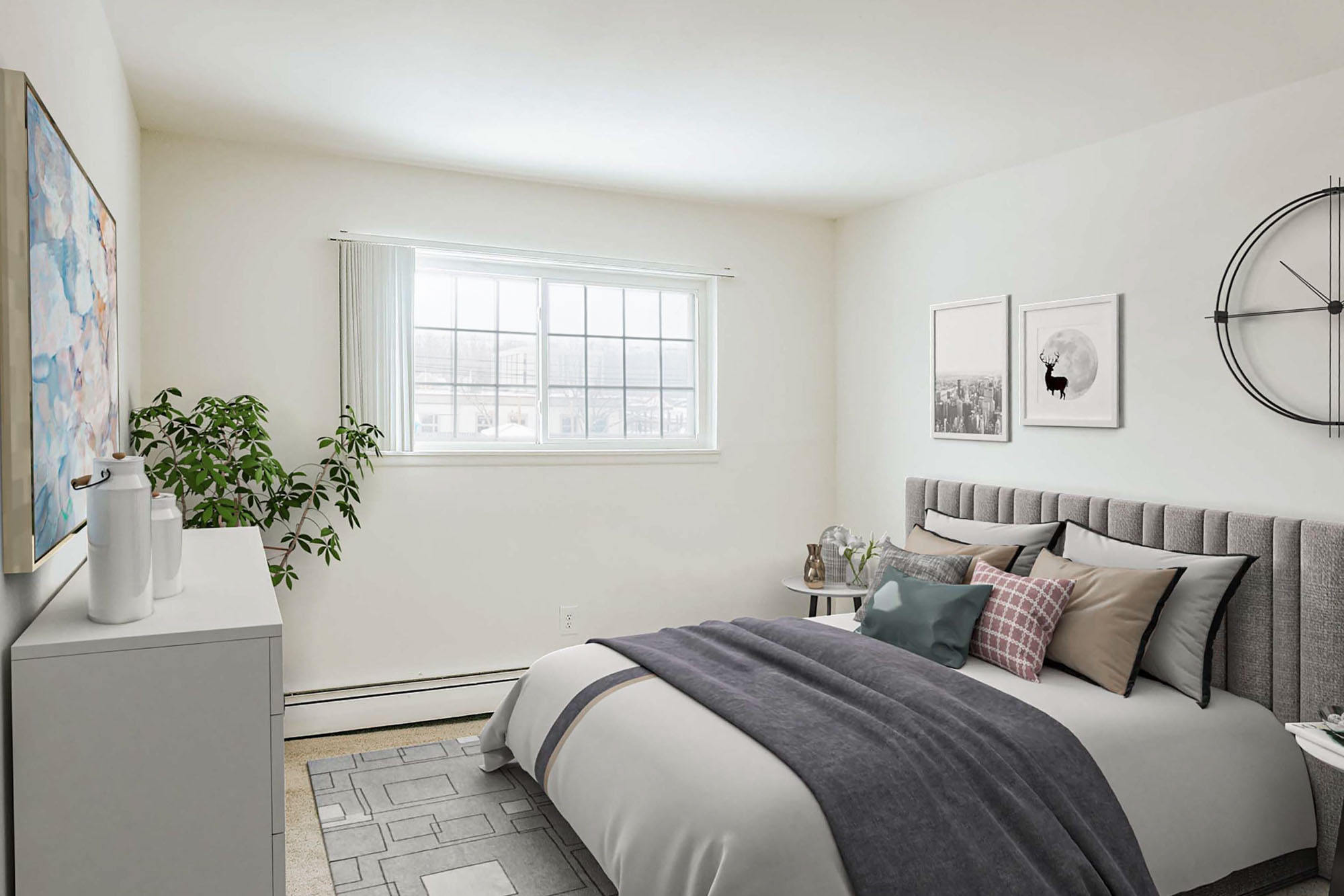 The Allen - 1 Bed 1 Bath - Bedroom