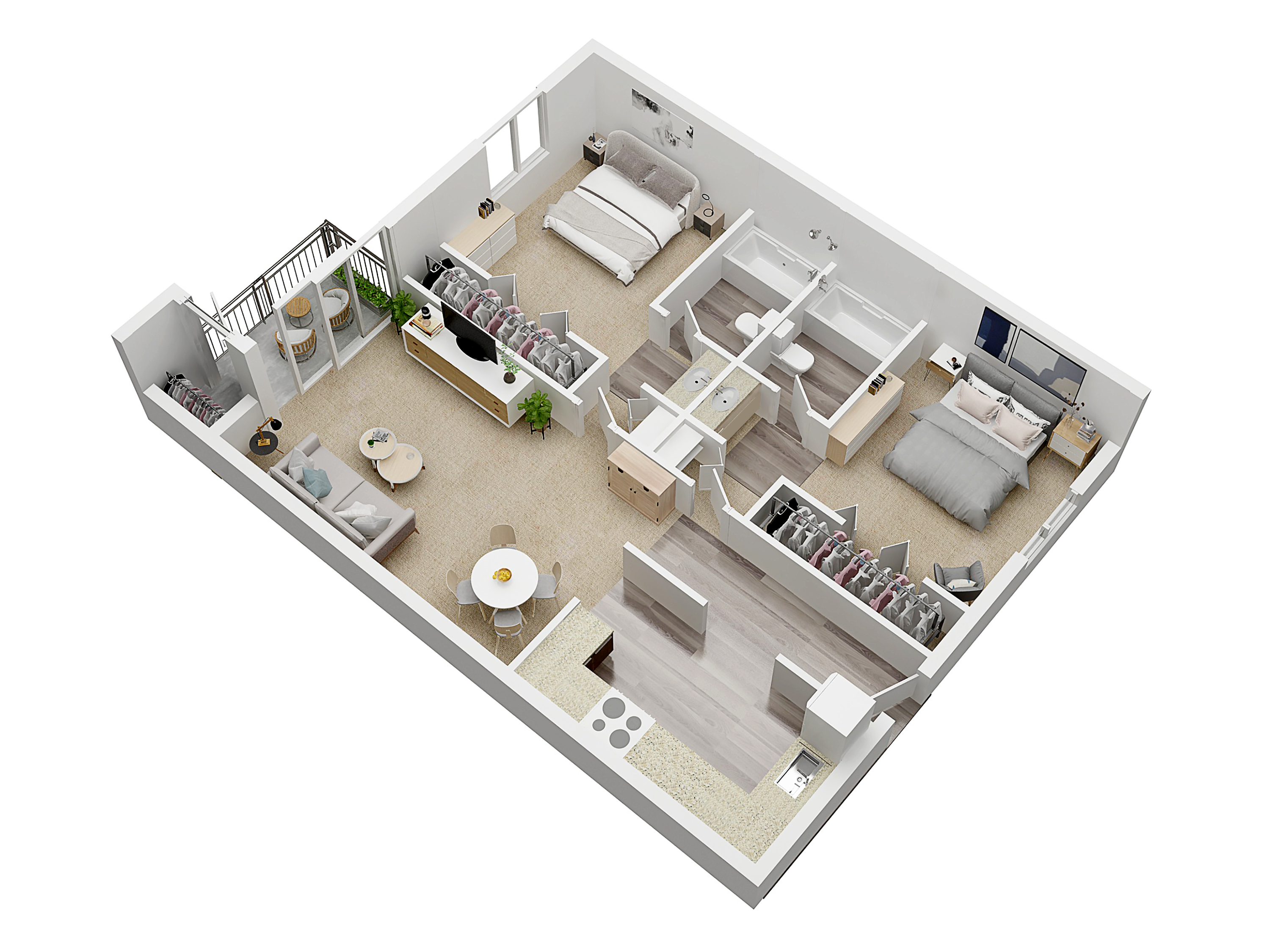 Floorplan Discovery for Monterey Lake apartments in Orlando, Florida
