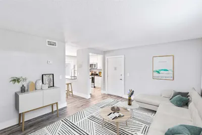 Emerald+ - 1 Bed 1 Bath - Living Room