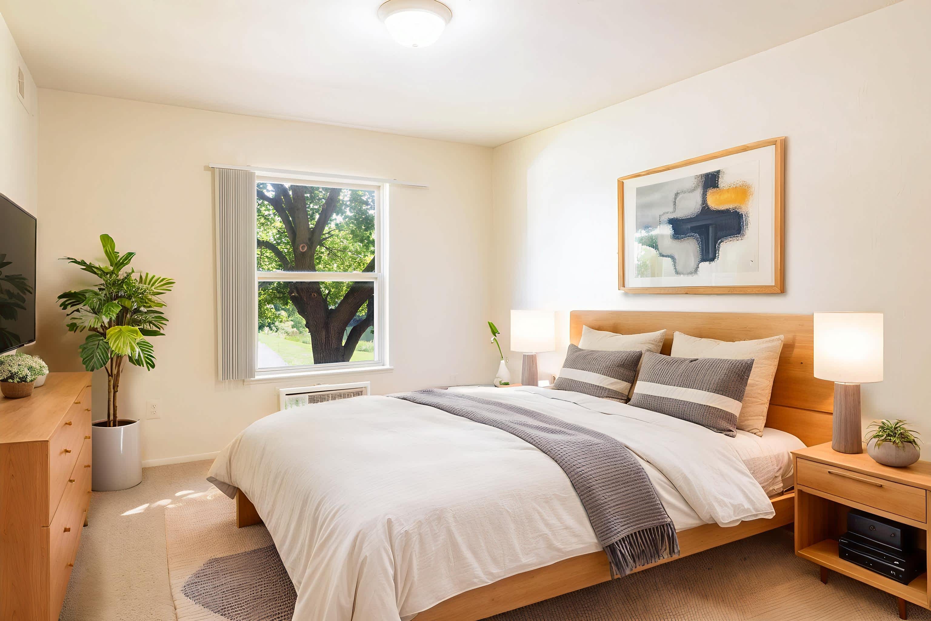 Clague - 2 Bed 1.5 Bath - Primary Bedroom