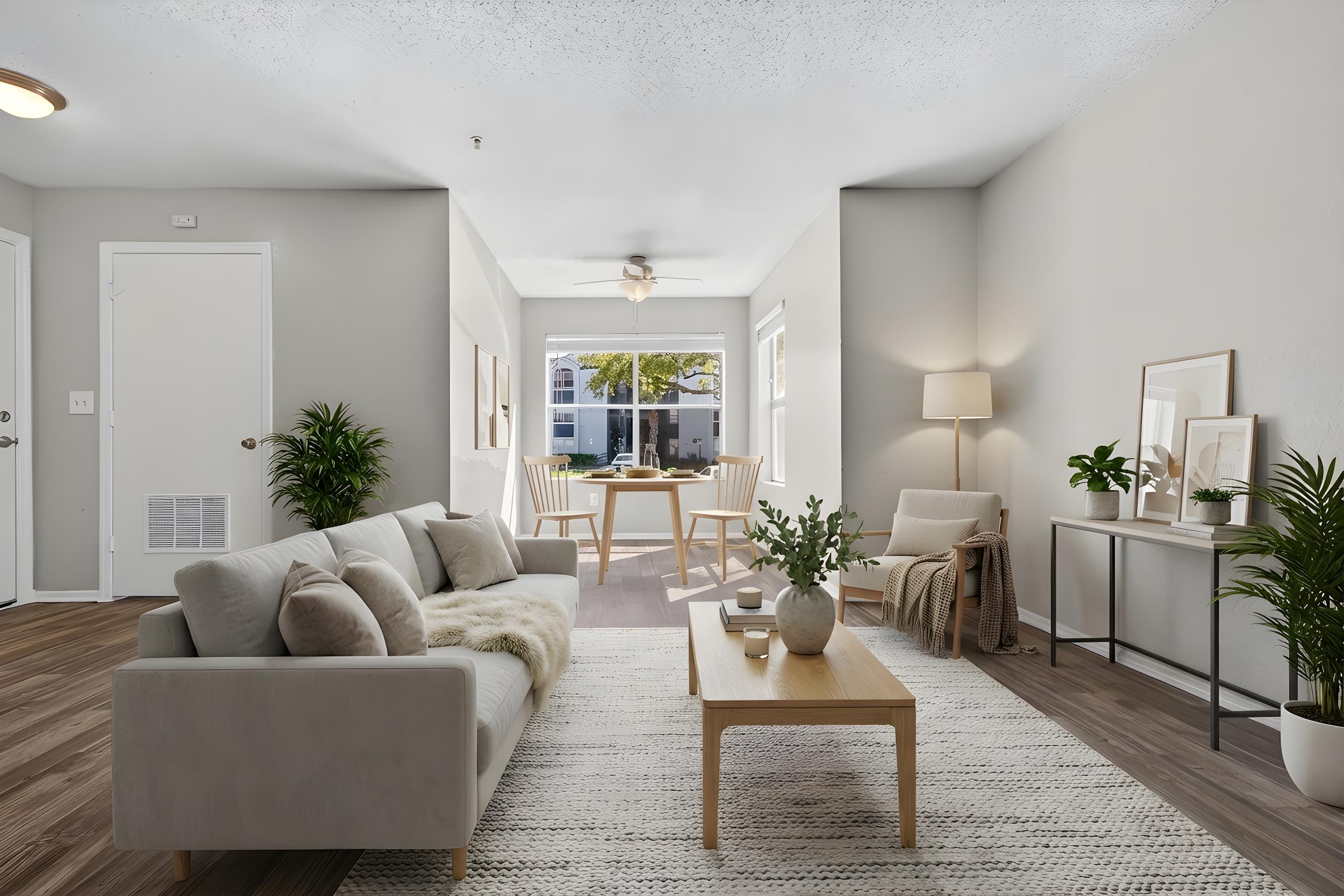 Castillo - 1 Bed 1 Bath - Living Room