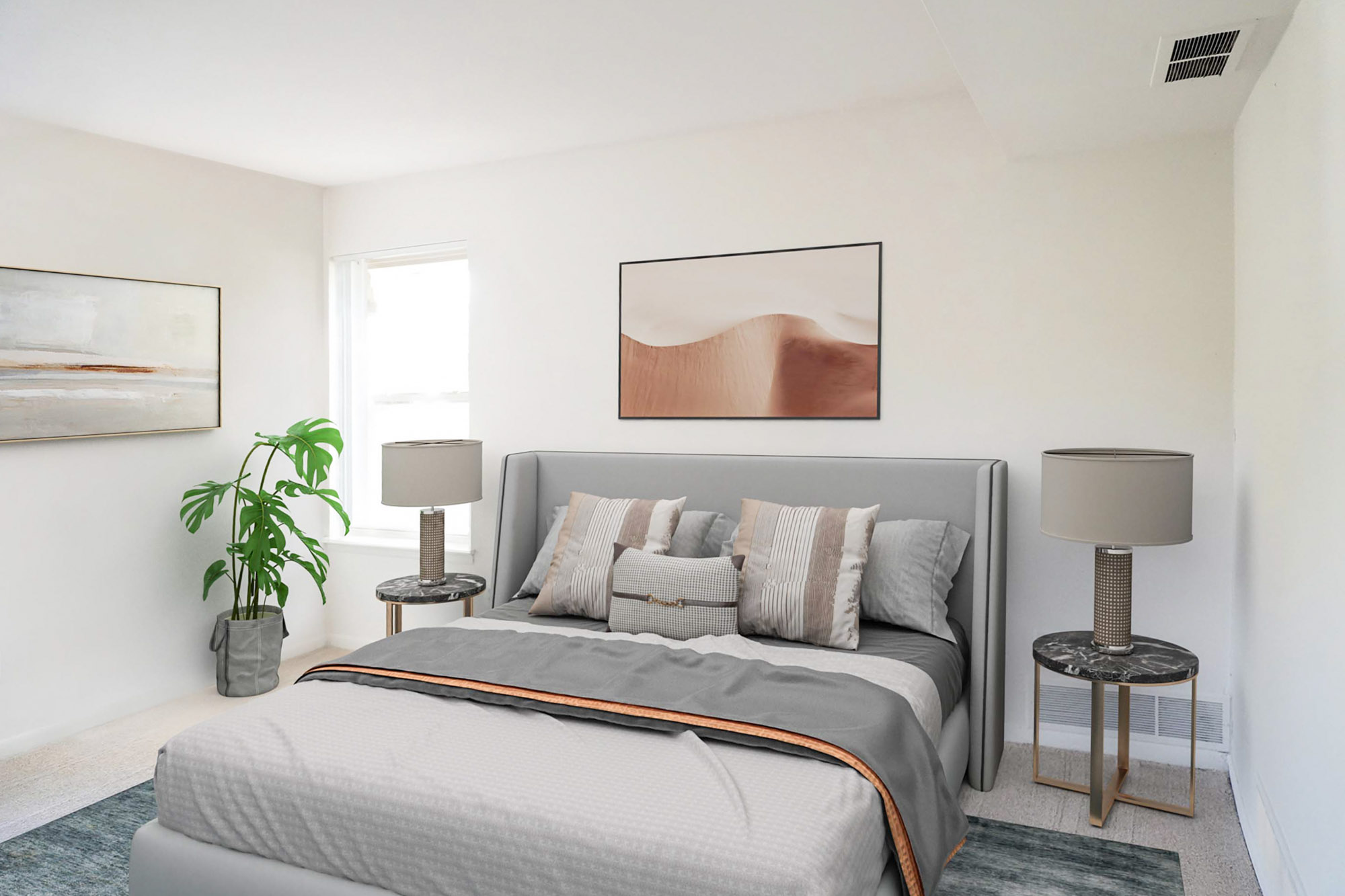 The Birch - 1 Bed 1 Bath - Bedroom