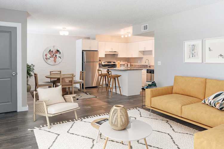 Illustration of Character Luxury Apartment Elite Luxury