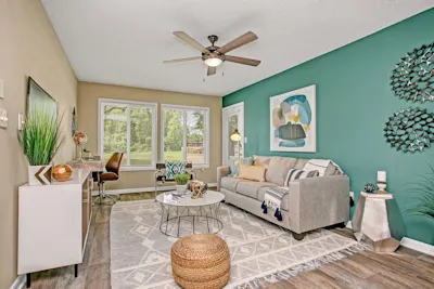The Taurasi - 1 Bed 1 Bath - Living Room