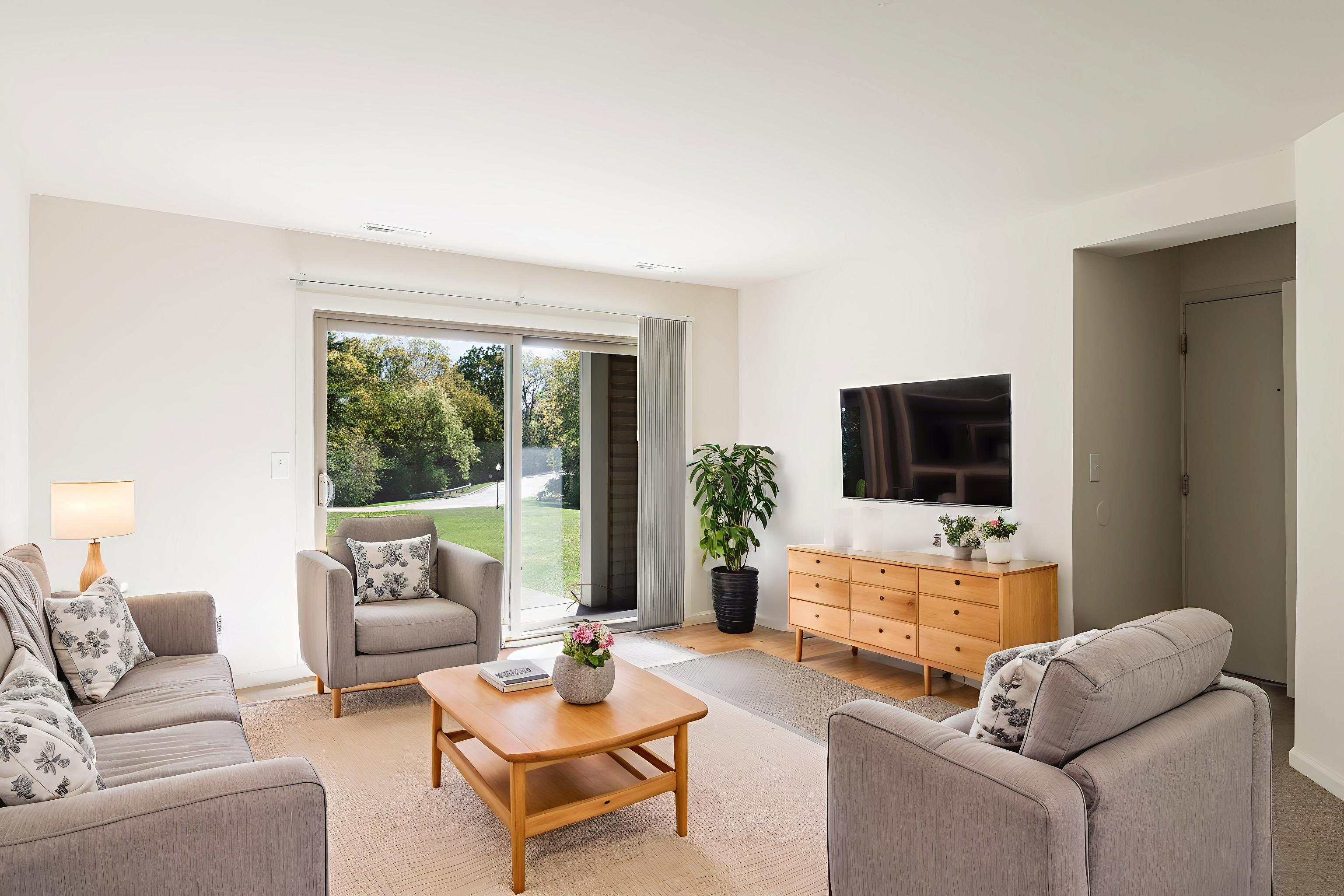 The Poseidon - 2 Bed 2 Bath - Living Room